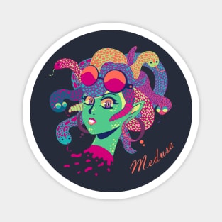 Modern Medusa Magnet